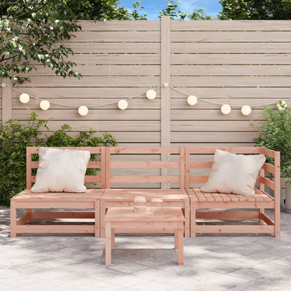 Tuinbank 3-Zits Massief Douglashout Natuurlijk douglashout corner + 2x chair