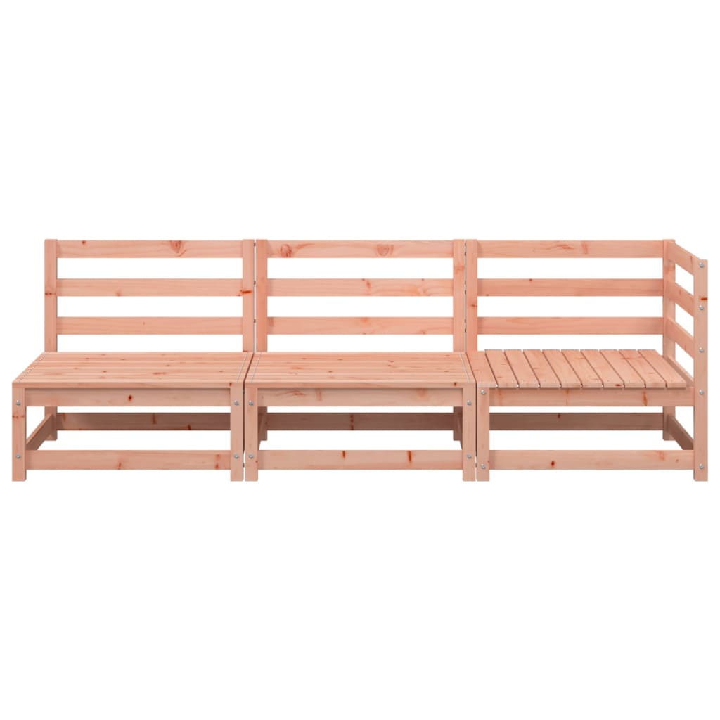 Tuinbank 3-Zits Massief Douglashout Natuurlijk douglashout corner + 2x chair