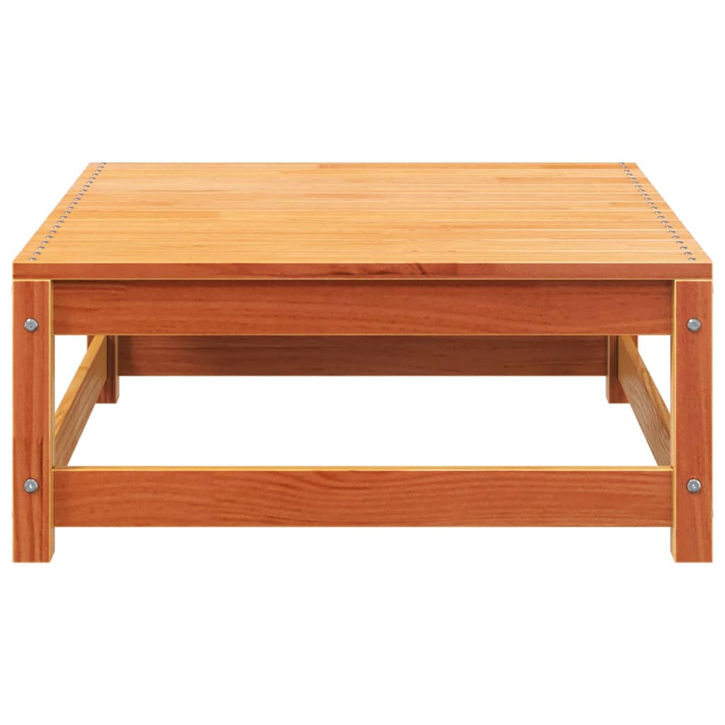 Tuinbank Zonder Armleuning Met Voetenbank Grenenhout Wasbruin Bruingrenen 2x chair + footrest
