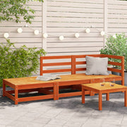 Tuinbank 210x70x67 cm massief grenenhout wasbruin