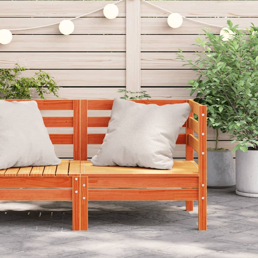 Tuin Massief Grenenhout 1 Wasbruin Hoekbank