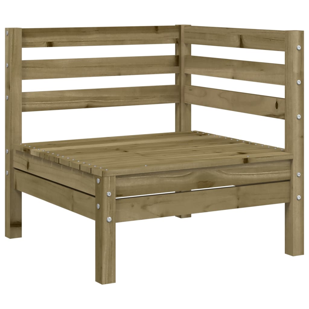 Tuin Geïmpregneerd Grenenhout 1 Naturel geïmpregneerd Hoekbank