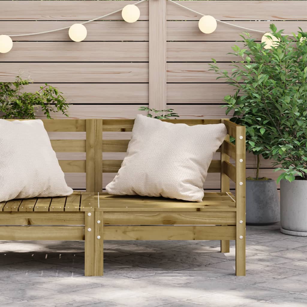 Tuin Geïmpregneerd Grenenhout 1 Naturel geïmpregneerd Hoekbank