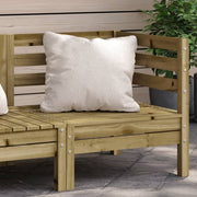 Tuinhoekbank geïmpregneerd grenenhout 63x63x62 cm
