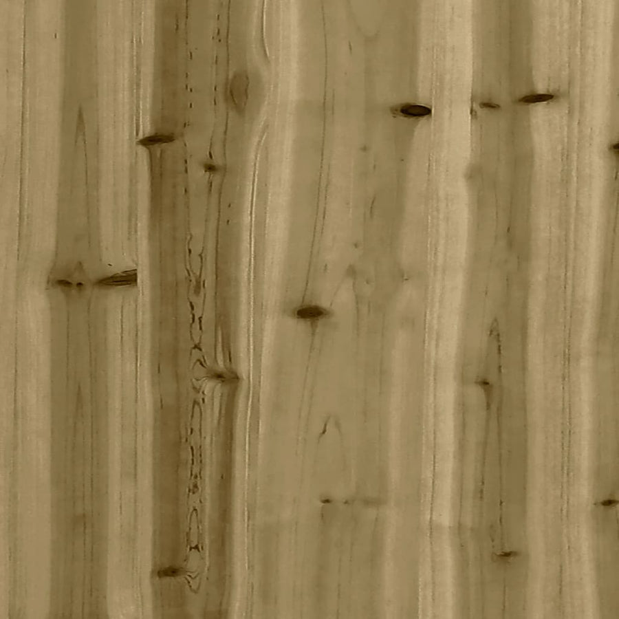 Tuinbank 3-Zits Geïmpregneerd Grenenhout Naturel geïmpregneerd 1 2x hoek + midden