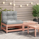 Tuinbank douglashout met kussens en voetenbank 140x70x67 cm