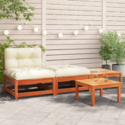 Tuinbank massief grenenhout 210x70x67 cm wasbruin