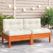 Tuinbank grenenhout wasbruin 63x63x62.5 cm