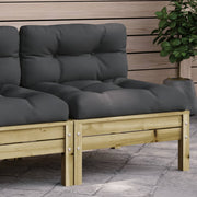 Tuinbank geïmpregneerd grenenhout 63x63x62.5 cm