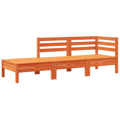 Tuinbank 2-zits met kussens en voetenbank