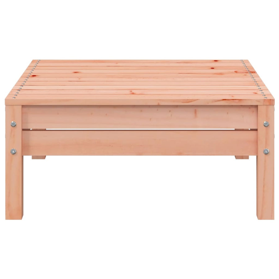 Tuinbank 2-zits met kussens en voetenbank Natuurlijk douglashout 2x corner + footrest