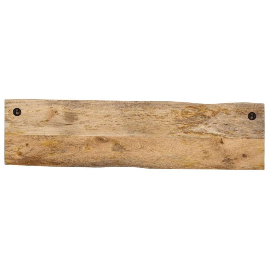 Wandkapstok met 4 haken massief mangohout