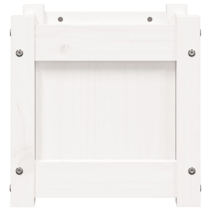 Plantenbak 3X3X3 Cm Massief Grenenhout Wit 1 Wit grenenhout