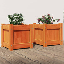 Plantenbakken 2 St Cm Massief Grenenhout Waxbruin