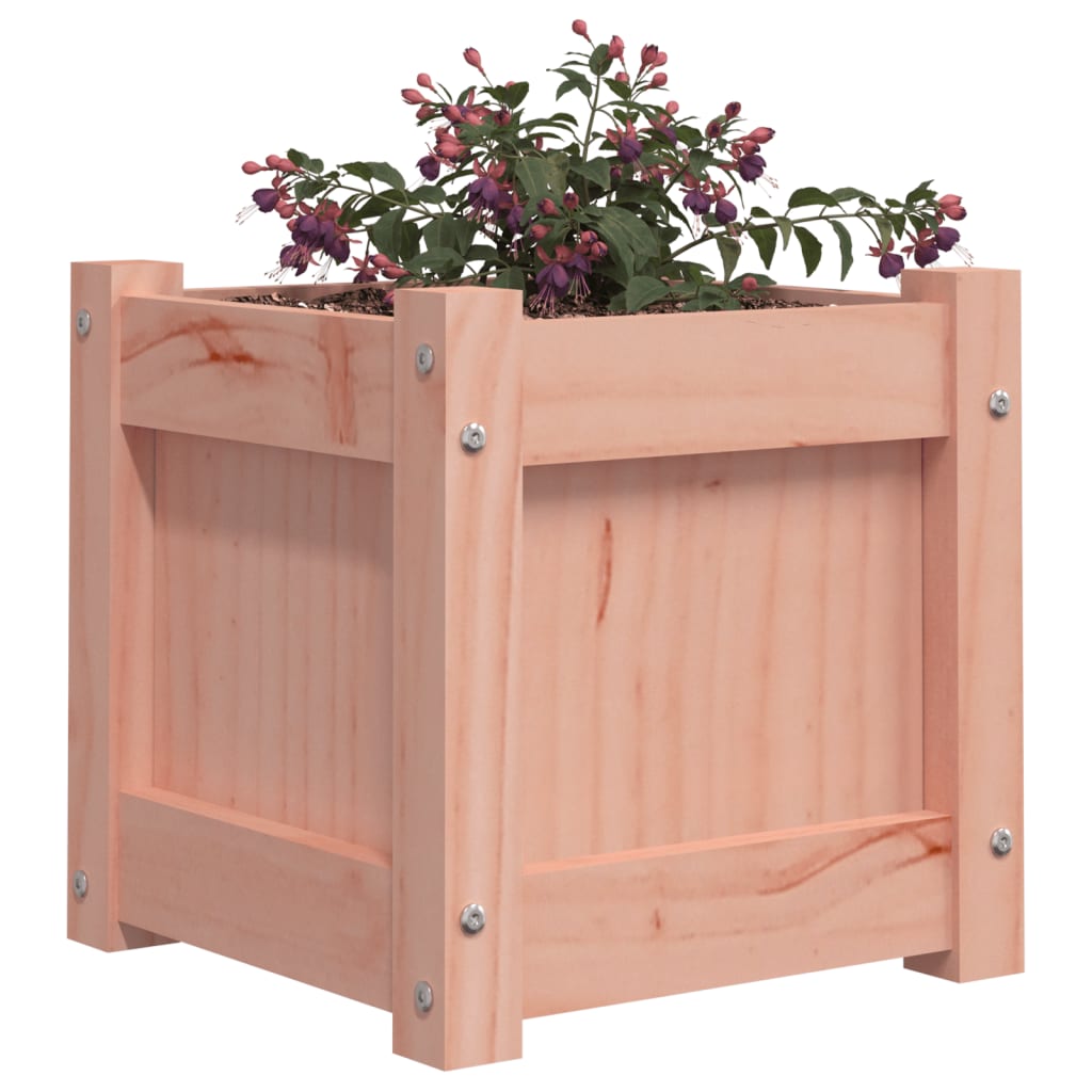 Plantenbak 3X3X3 Cm Massief Douglashout 1 Natuurlijk douglashout