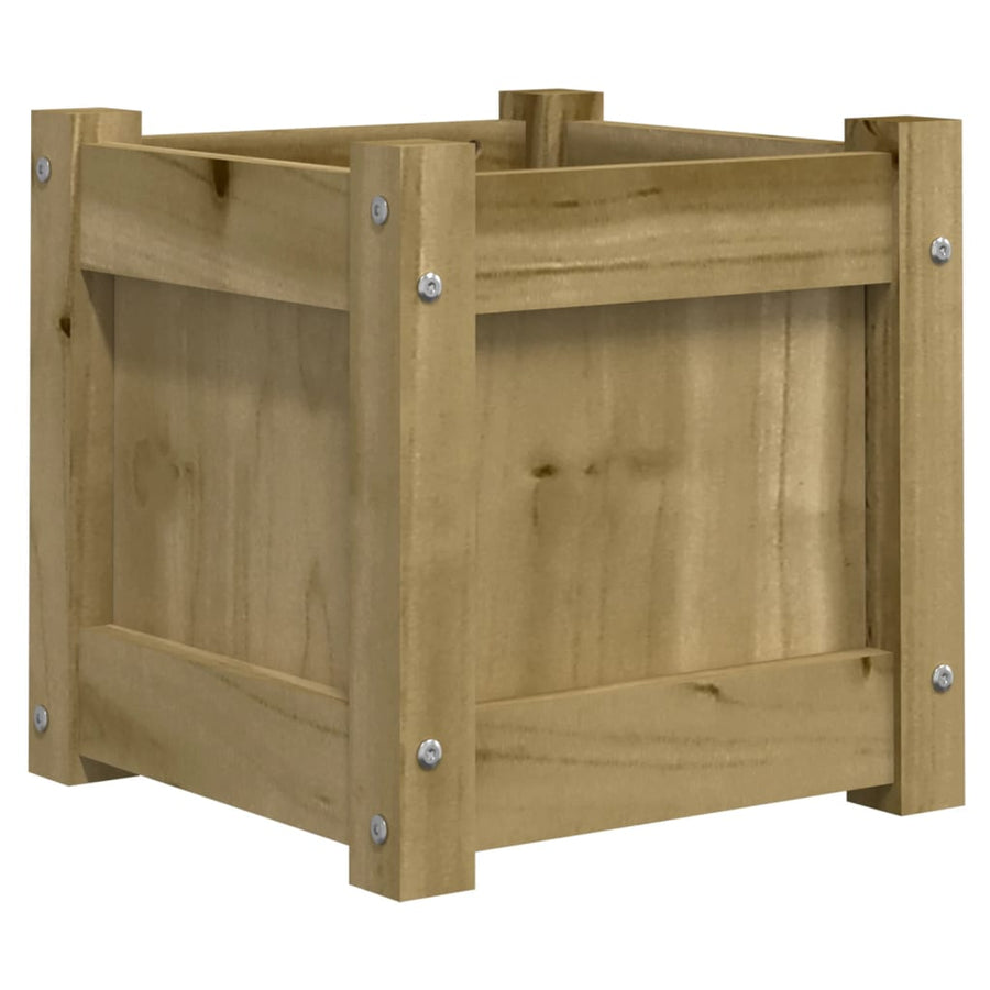 Plantenbakken Cm Geïmpregneerd Hout 2 Naturel geïmpregneerd
