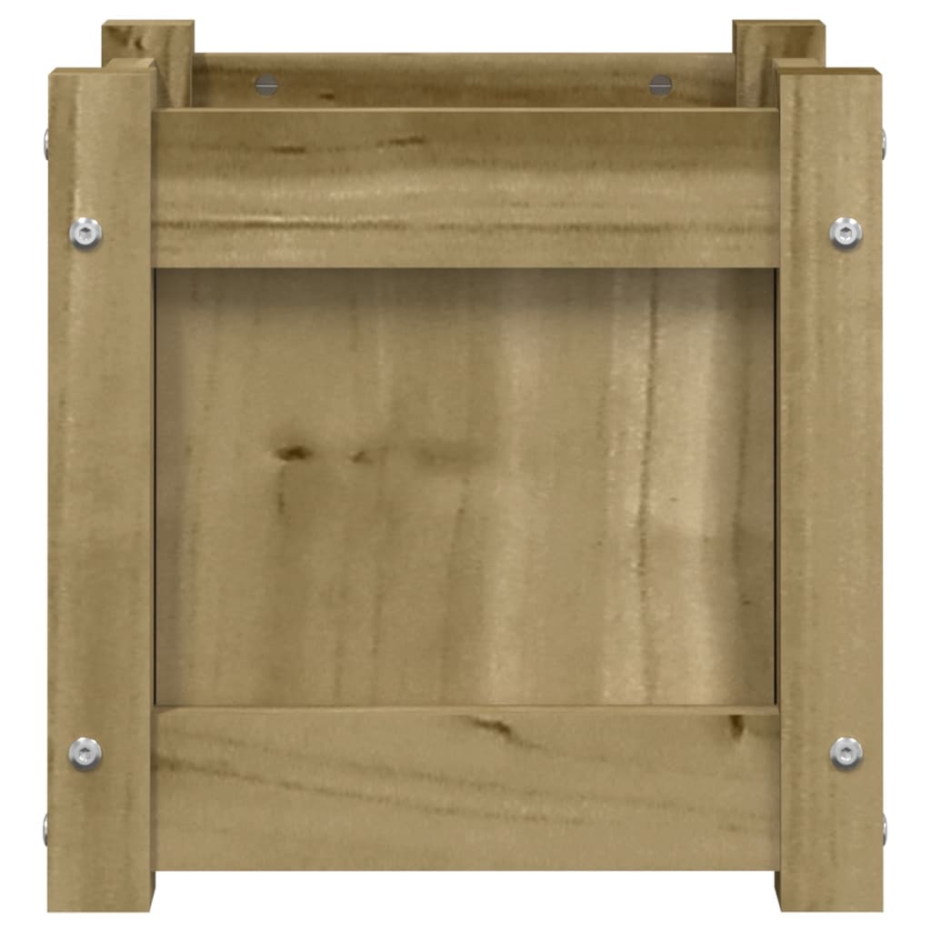 Plantenbakken Cm Geïmpregneerd Hout 2 Naturel geïmpregneerd