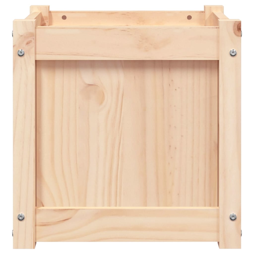 Plantenbak 40X40X40 Cm Massief Grenenhout 1 Natuurlijk grenenhout