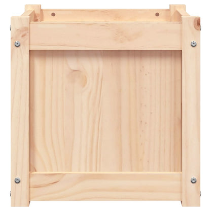 Plantenbak 40X40X40 Cm Massief Grenenhout 1 Natuurlijk grenenhout