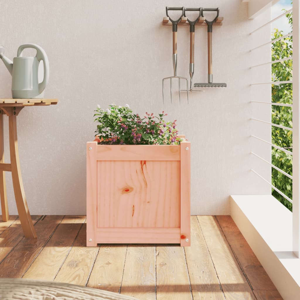 Plantenbak 40X40X40 Cm Massief Douglashout 1 Natuurlijk douglashout