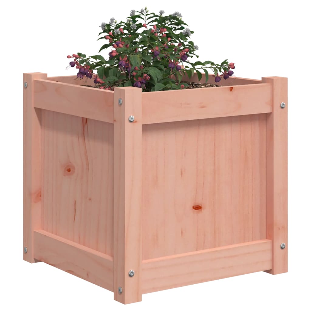 Plantenbak 40X40X40 Cm Massief Douglashout 1 Natuurlijk douglashout