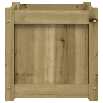 Plantenbak 40X40X40 Cm Geïmpregneerd Grenenhout 1 Naturel geïmpregneerd