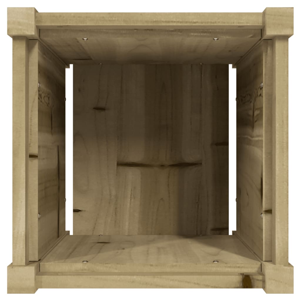 Plantenbak 40X40X40 Cm Geïmpregneerd Grenenhout 1 Naturel geïmpregneerd