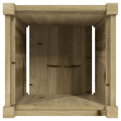Plantenbak 40X40X40 Cm Geïmpregneerd Grenenhout 1 Naturel geïmpregneerd