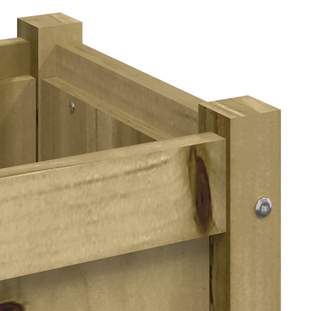 Plantenbakken Cm Geïmpregneerd Hout 2 Naturel geïmpregneerd