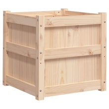 Plantenbak 50X50X50 Cm Massief Grenenhout 1 Natuurlijk grenenhout