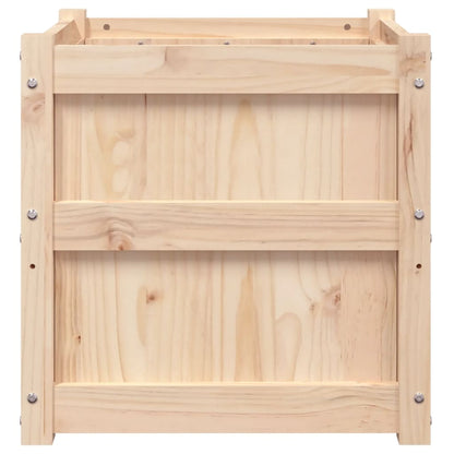 Plantenbak 50X50X50 Cm Massief Grenenhout 1 Natuurlijk grenenhout