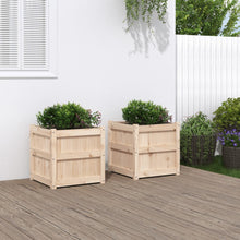 Plantenbakken 2 St Cm Massief Grenenhout