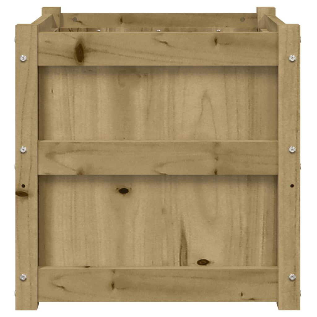 Plantenbakken Cm Geïmpregneerd Hout 2 Naturel geïmpregneerd