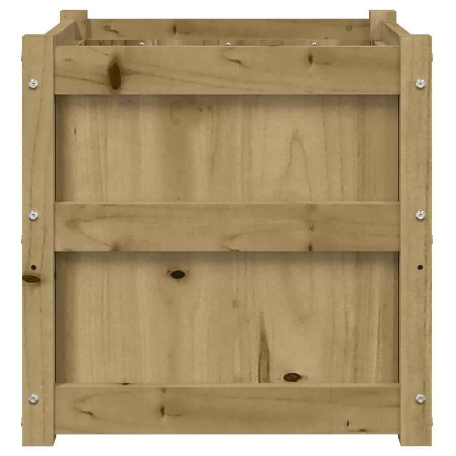 Plantenbakken Cm Geïmpregneerd Hout 2 Naturel geïmpregneerd