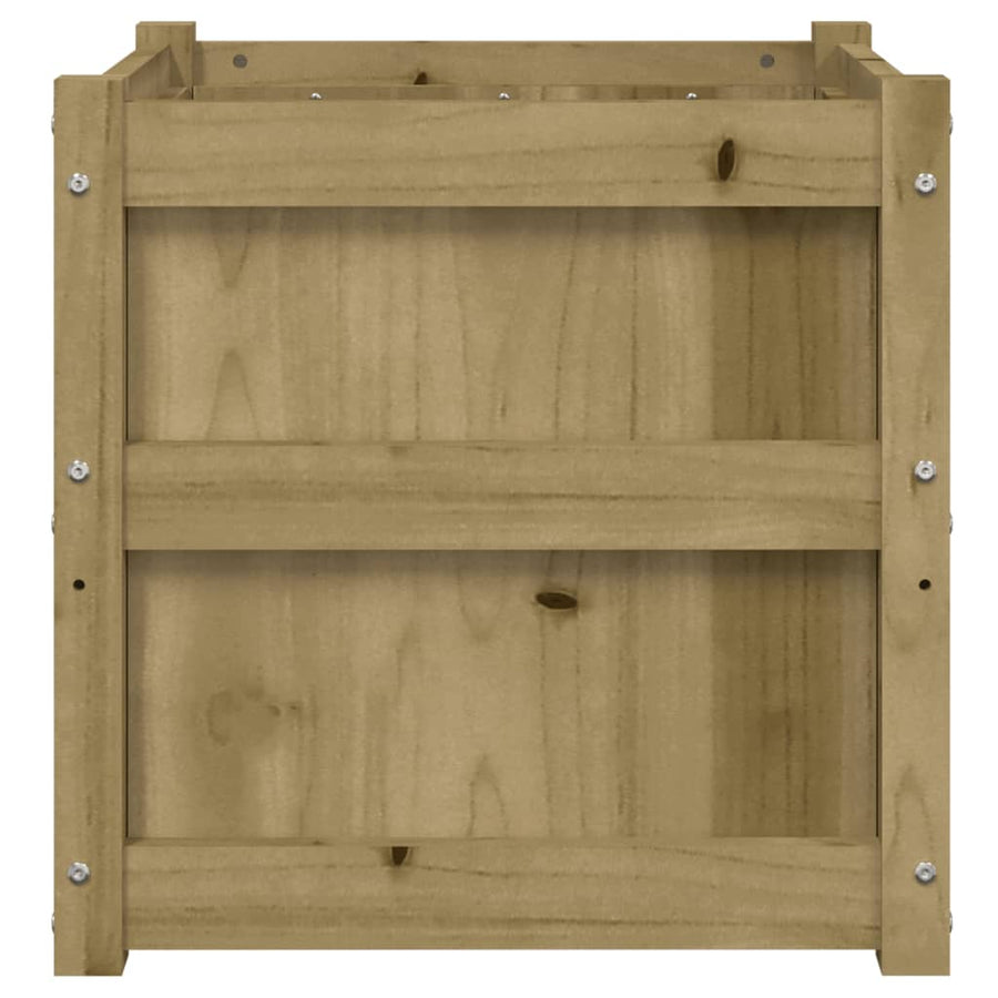Plantenbakken Cm Geïmpregneerd Hout 2 Naturel geïmpregneerd