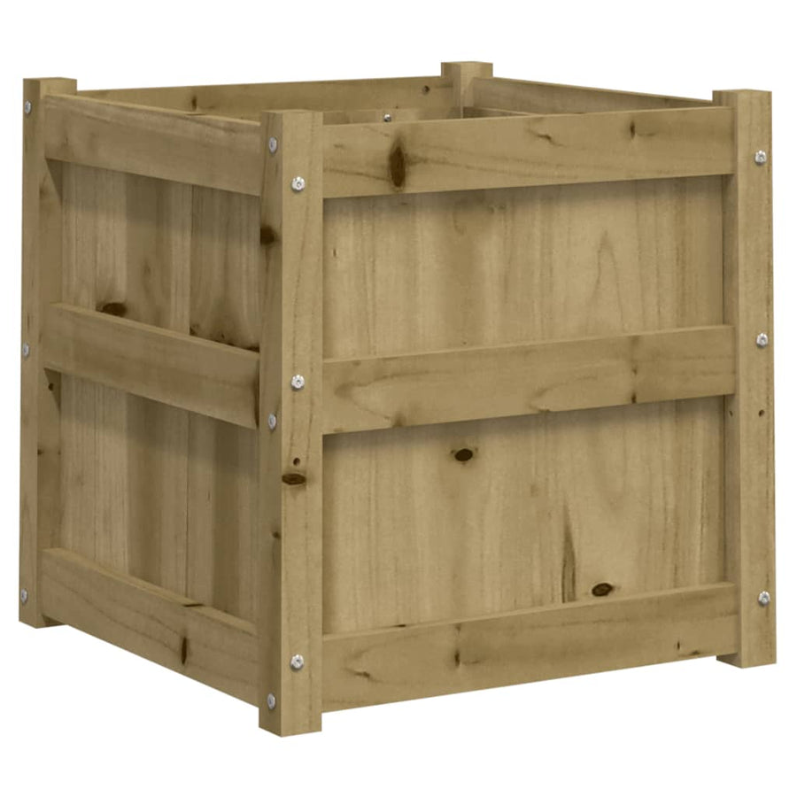 Plantenbakken Cm Geïmpregneerd Hout 2 Naturel geïmpregneerd
