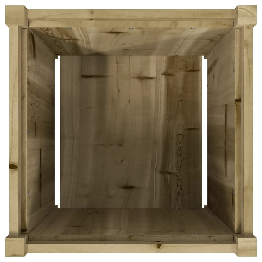 Plantenbakken Cm Geïmpregneerd Hout 2 Naturel geïmpregneerd