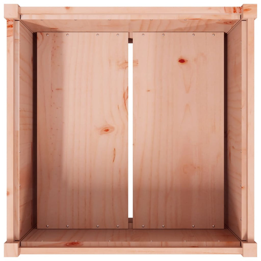 Plantenbak 70X70X70 Cm Massief Douglashout Natuurlijk douglashout