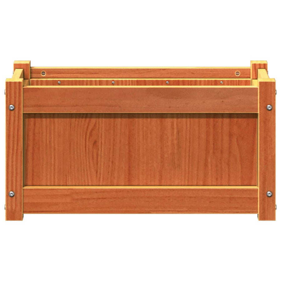 Plantenbakken 2 St Cm Massief Grenenhout Waxbruin