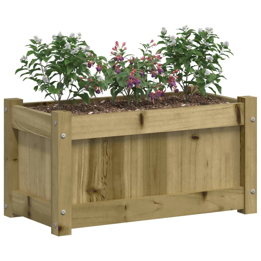 Plantenbak 60X3X3 Cm Geïmpregneerd Grenenhout 1 Naturel geïmpregneerd