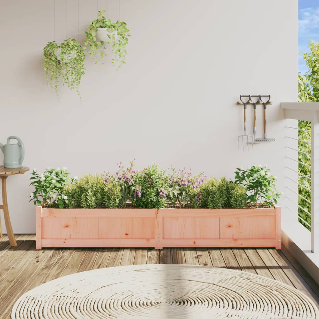 Plantenbak 180x31x31 cm massief douglashout Natuurlijk douglashout