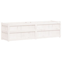Plantenbak 80X50X50 Cm Massief Grenenhout Wit Wit grenenhout