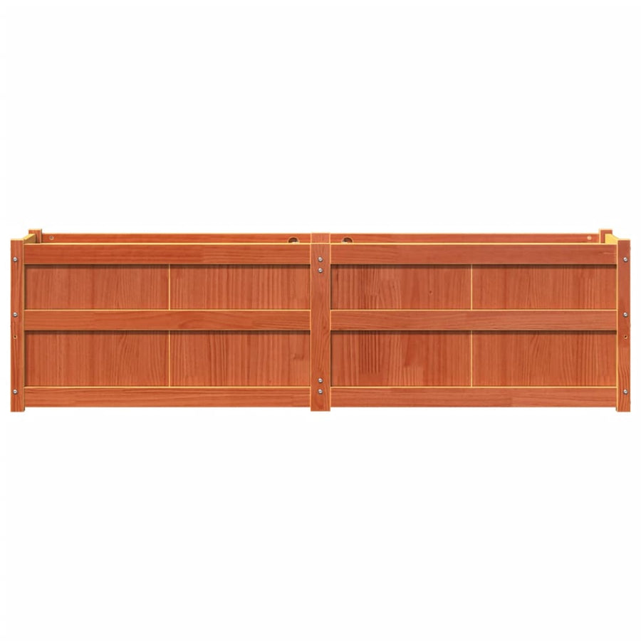Plantenbak 180X50X50 Cm Massief Grenenhout Waxbruin