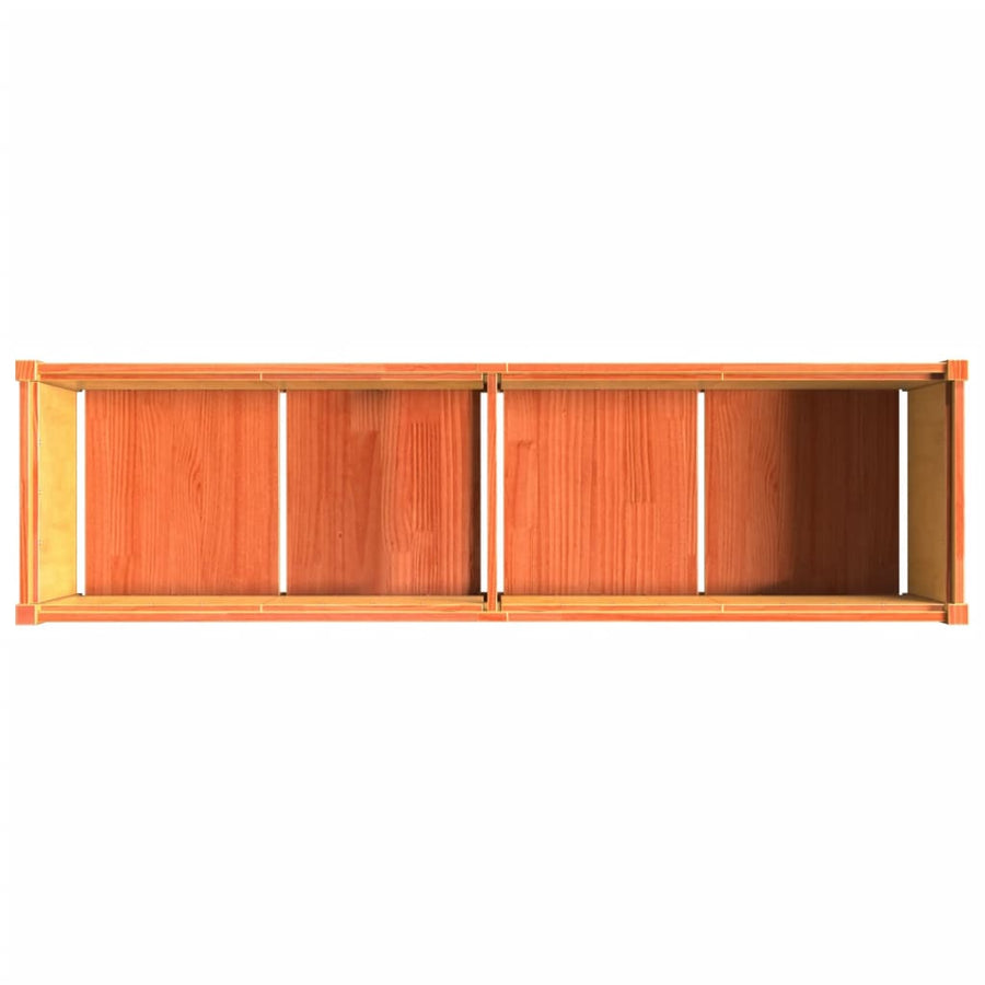 Plantenbak 180X50X50 Cm Massief Grenenhout Waxbruin