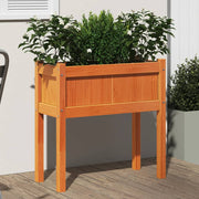 Plantenbak grenenhout 70x31x70 cm waxbruin