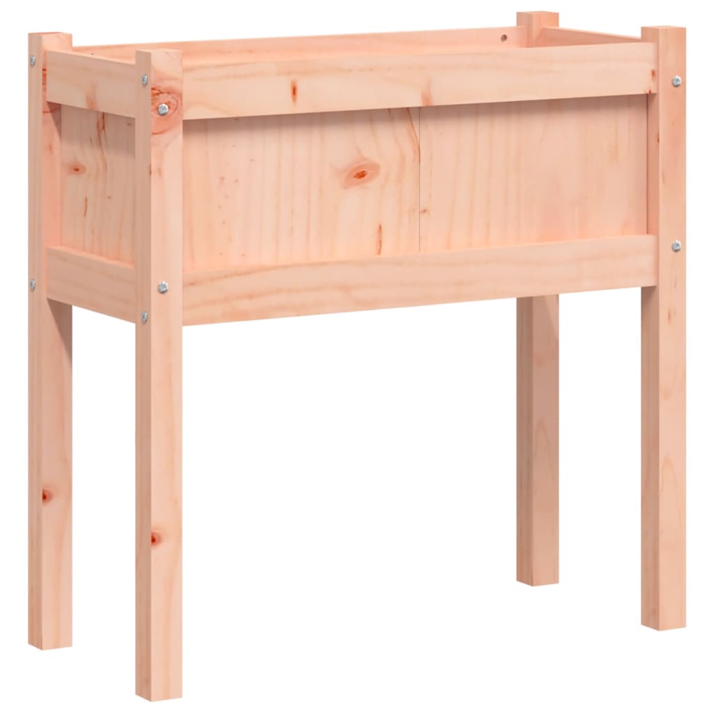 Plantenbak Met Poten 70X3X70 Cm Massief Douglashout 1 Natuurlijk douglashout