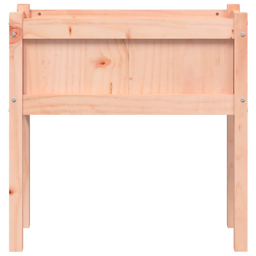 Plantenbak Met Poten 70X3X70 Cm Massief Douglashout 1 Natuurlijk douglashout