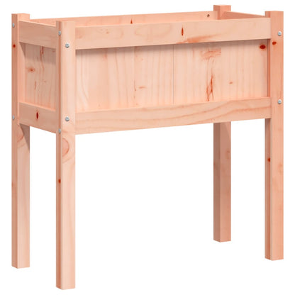 Plantenbak Met Poten 70X3X70 Cm Massief Douglashout 1 Natuurlijk douglashout