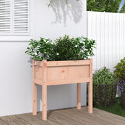 Plantenbak met poten 70x31x70 cm douglashout