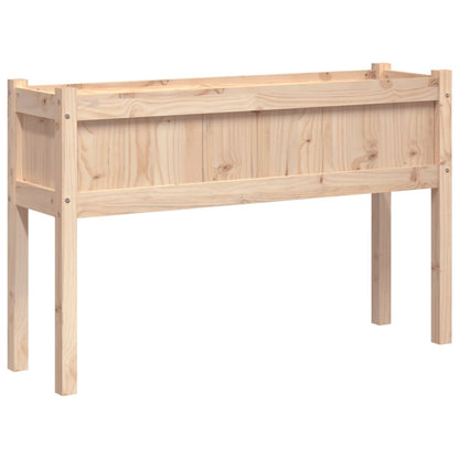 Plantenbak Met Poten 0X3X70 Cm Massief Grenenhout 1 Natuurlijk grenenhout